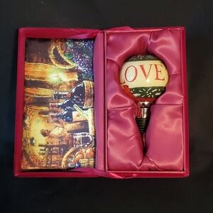 Reverse Painted Wine Bottle Stopper